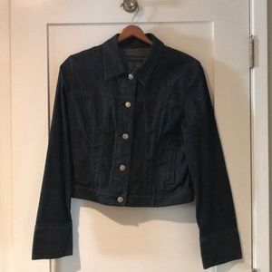 Banana Republic cropped denim jacket